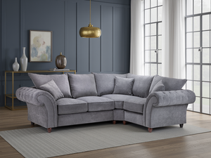 Lookswish Windsor Fullback Sofa Grey Right Hand Facing Corner