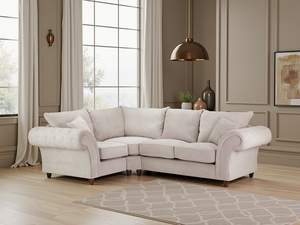 LooksWish Windsor Fullback Sofa Stone Left Hand Facing Corner
