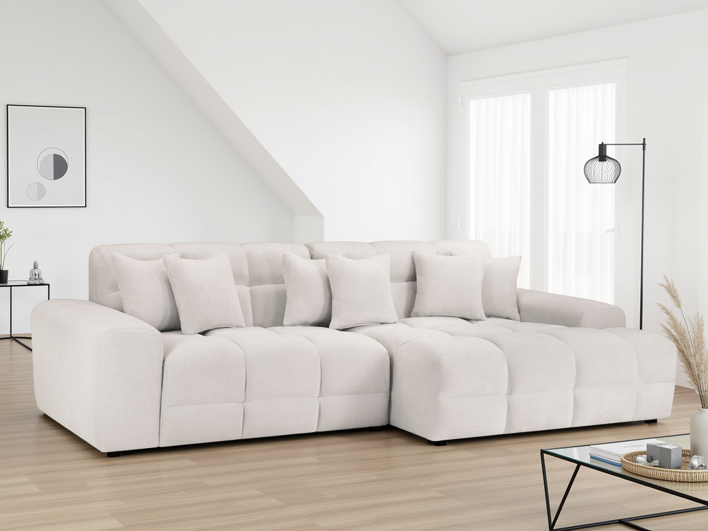 LooksWish Jacob Sofa Beige Right Hand Facing Corner