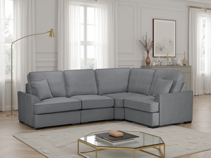 LooksWish Funk Sofa Grey Universal Corner