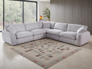 LooksWish Berlin Sofa Beige Large Corner
