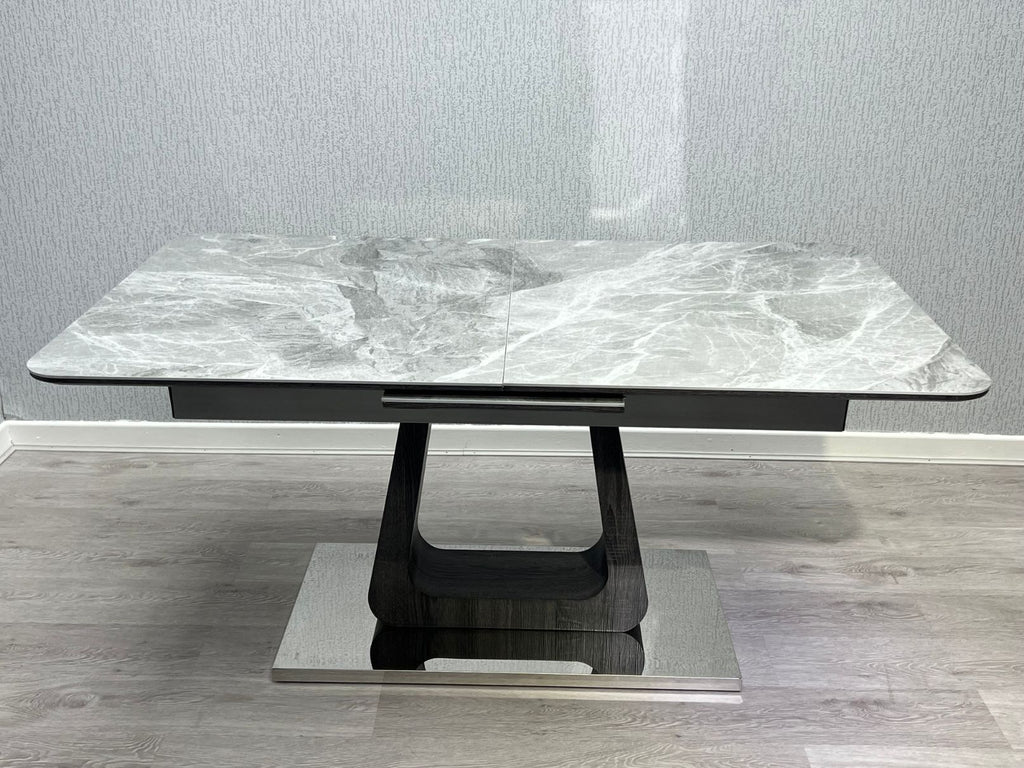Zermatt Extendable Dining Table(160 - 200) (Grey Ceramic) -  Lookswish