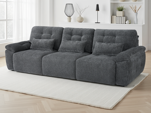 LooksWish Dallas Electric Sofabed Grey 3 Seater