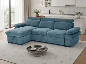 LookWish Hudson Sofabed Blue Universal Corner