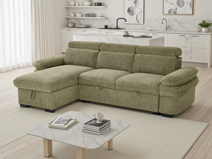 LookWish Hudson Sofabed Green Universal Corner