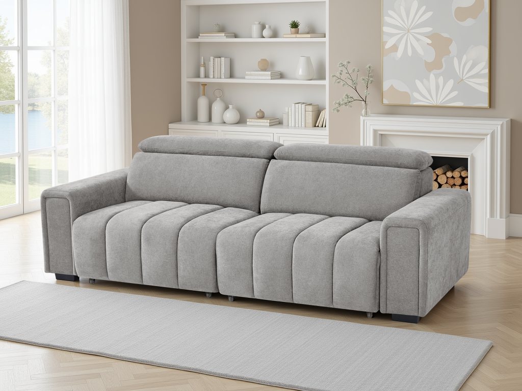 LookWish Molly Electric Sofabed Grey 3 Seater