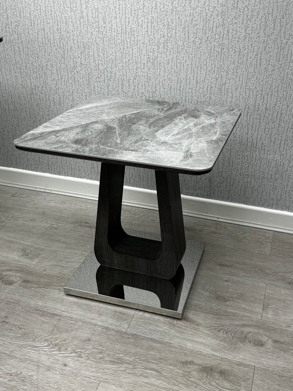 Zermatt Lamp Table (Grey Ceramic) - Lookswish