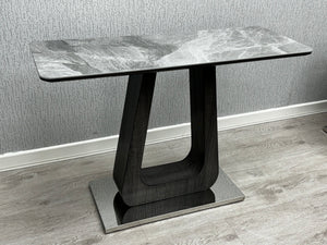 Zermatt Console Table (Grey Ceramic) -  Lookswish