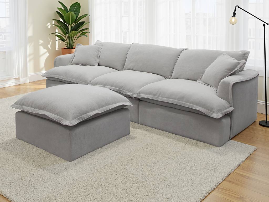 LooksWish Santa Barbara Modular Sofa Stone