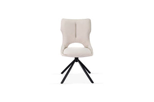 Roseland 360 Swivel Beige Dining Chair -  Lookswish