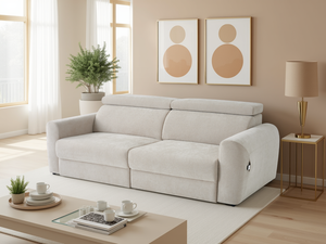 LookWish Dakota Electric Sofabed Beige 3 Seater