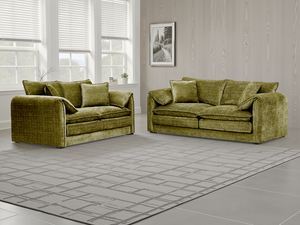 LooksWish Solaya Sofa Green 3+2 Set