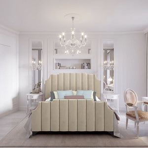 Bella Ottoman Bed Divan Ottoman Base With Designer Headboard