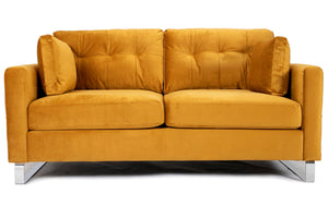 Hira Chaise Comfy 3+2 Seater Sofa in Mustard