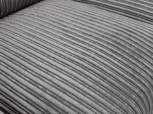 Dino Jumbo Fabric/Leather Sofa 5 Seater Corner