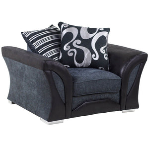 Shannon Armchair Range in Grey/Black