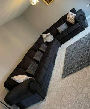 Black Corner Sofa