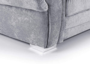 Verona Chesterfield Sofa 3+2 Seater Mid Grey