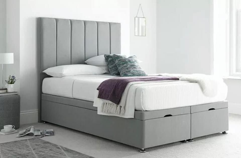 Lilly Plush Velvet Ottoman Divan Bed Frame