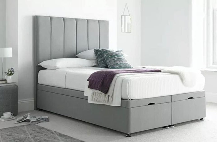 Lilly Plush Velvet Ottoman Divan Bed Frame