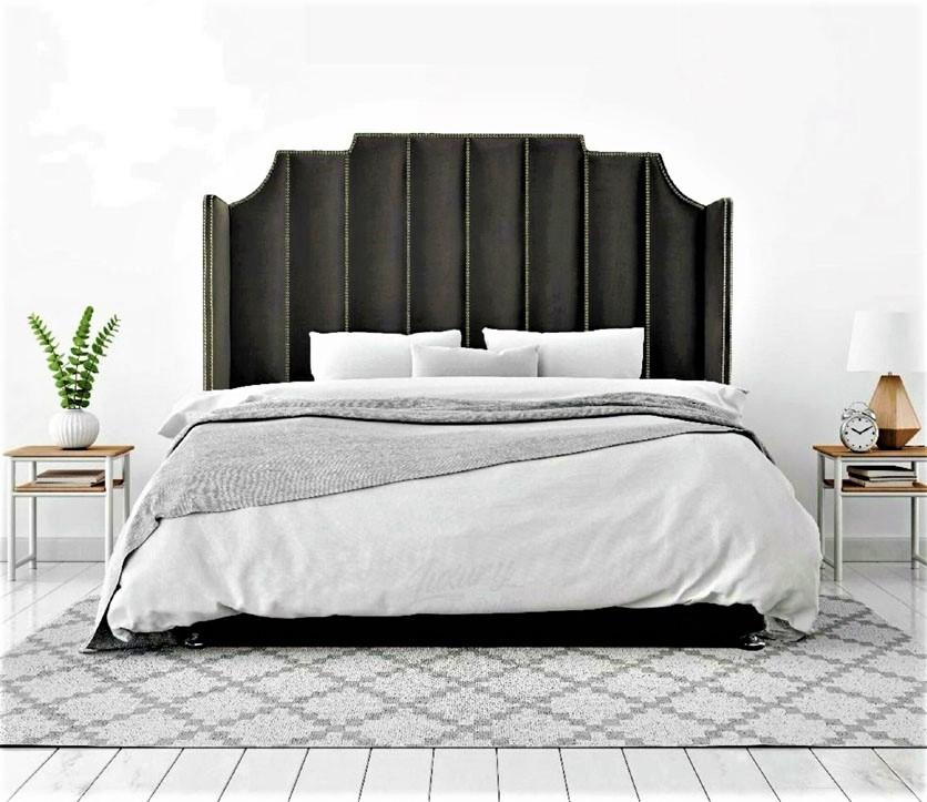LUXURY VELVET UPHOLSTERED BED FRAME